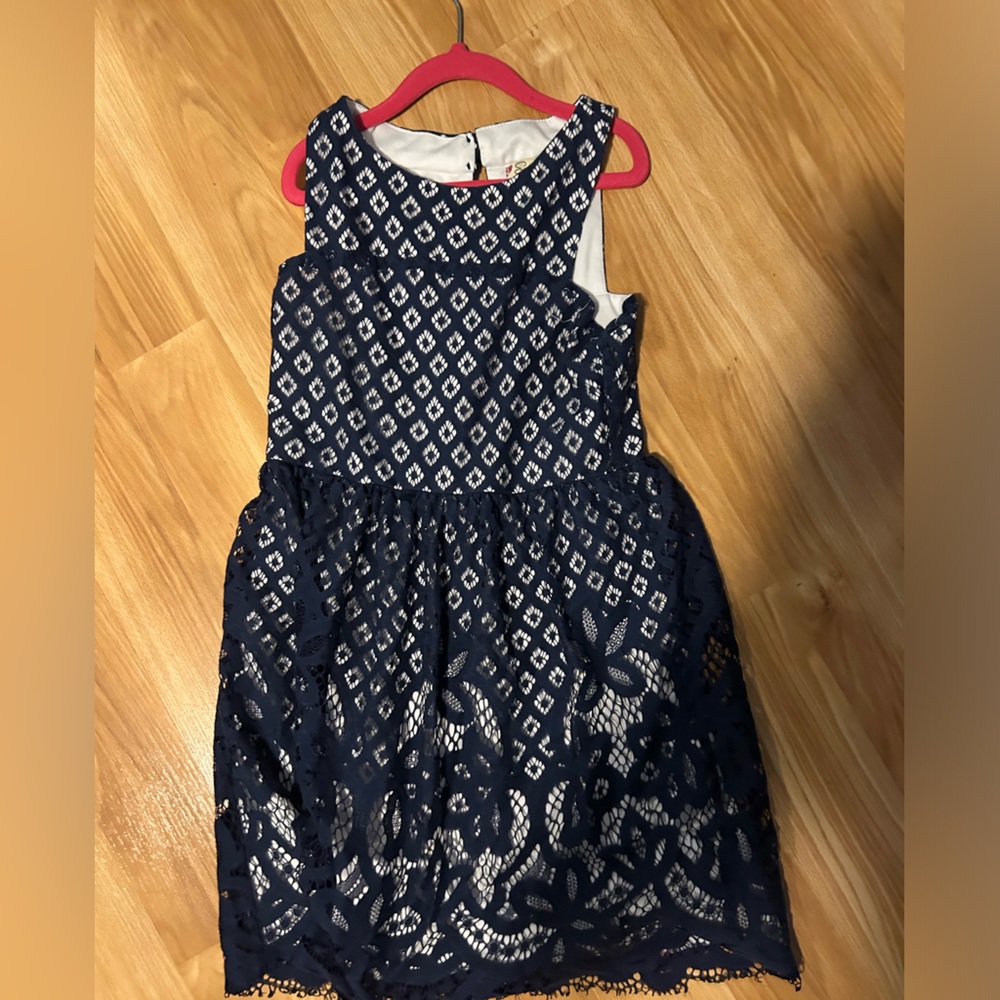 Blue Lacey Dress